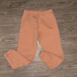 Wittmore Los Angeles Jogger Sweatpants Men Sz M Peach/Orange Color Heavy Weight